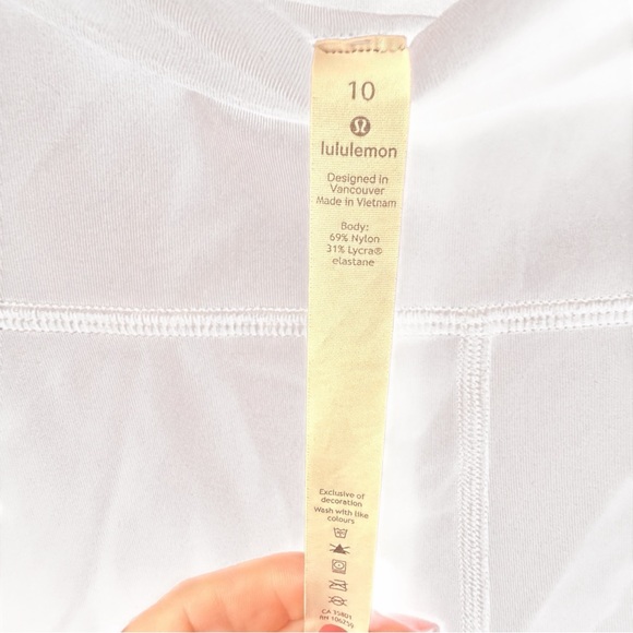 Lululemon Wonder Under Black Leggings Size 10 - Picture 7 of 9